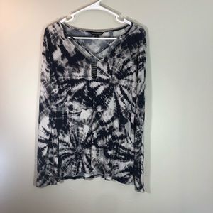 Rock&Republic Tie Dye long sleeve top Size Medium